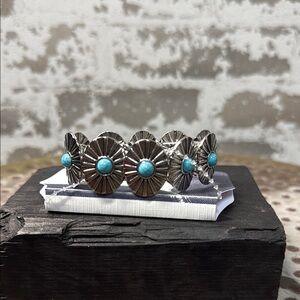 Silver and Turquoise Bracelet